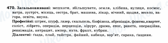 ГДЗ Українська мова 10 клас сторінка 470
