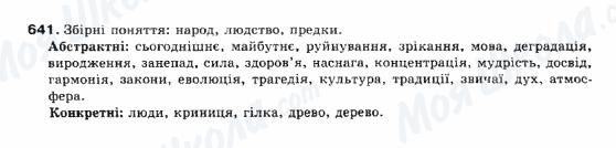 ГДЗ Українська мова 10 клас сторінка 641