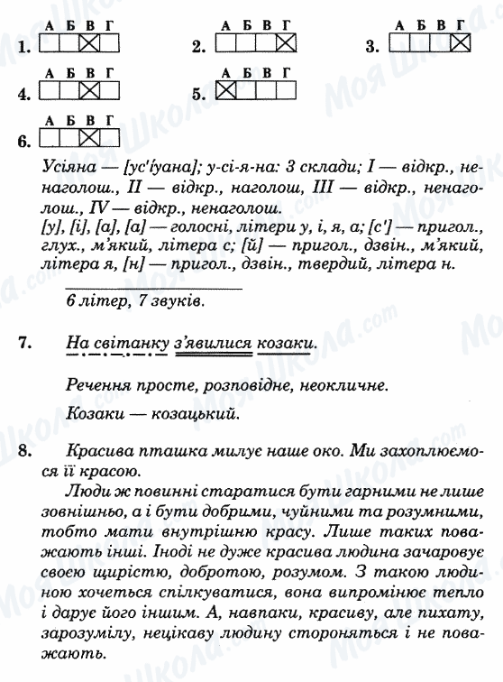 ГДЗ Укр мова 5 класс страница Вариант-12