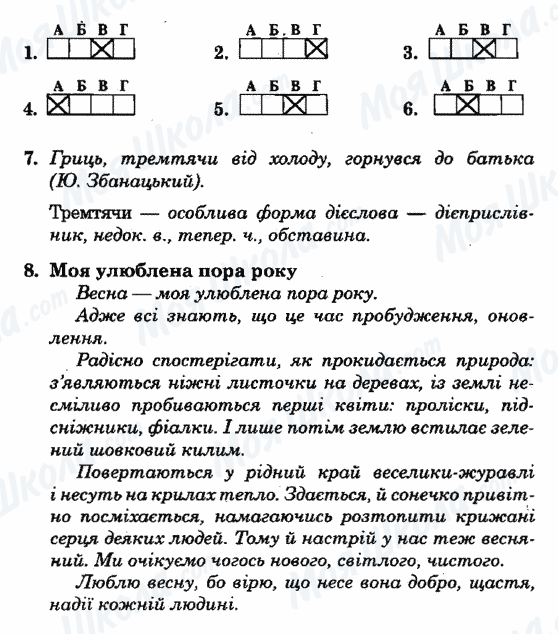 ГДЗ Українська мова 7 клас сторінка ВАРІАНТ-2