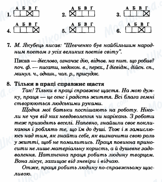 ГДЗ Українська мова 7 клас сторінка ВАРІАНТ-24