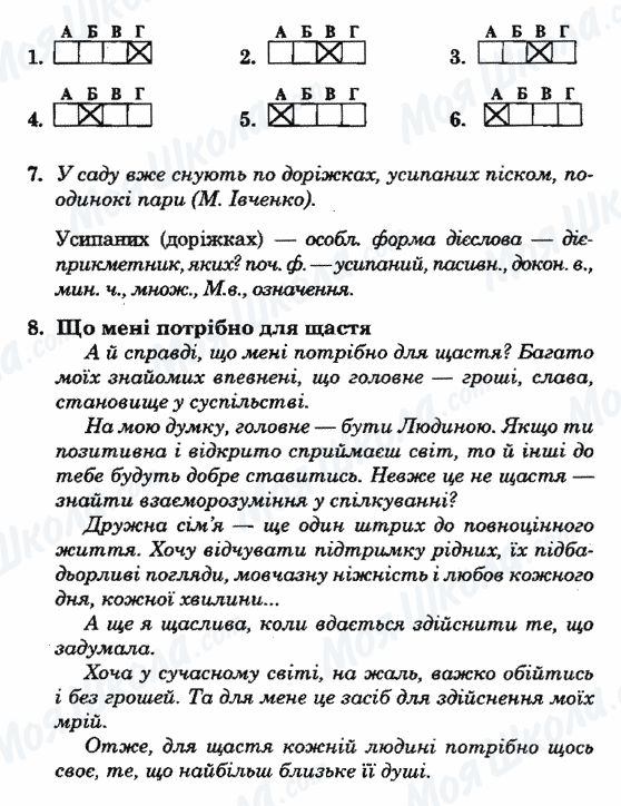 ГДЗ Українська мова 7 клас сторінка ВАРІАНТ-29