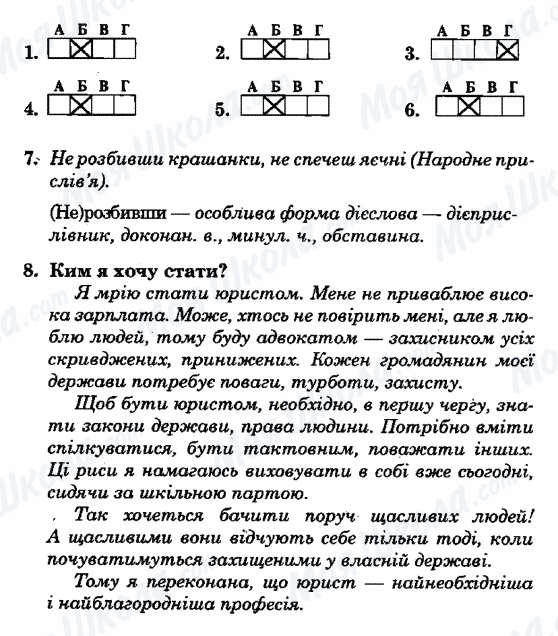 ГДЗ Українська мова 7 клас сторінка ВАРІАНТ-9