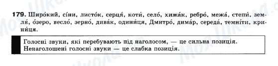 ГДЗ Українська мова 10 клас сторінка 179