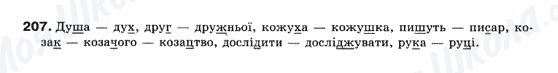 ГДЗ Українська мова 10 клас сторінка 207