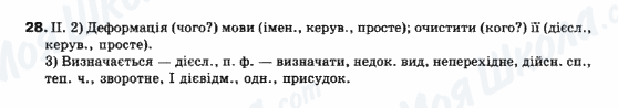 ГДЗ Українська мова 10 клас сторінка 28
