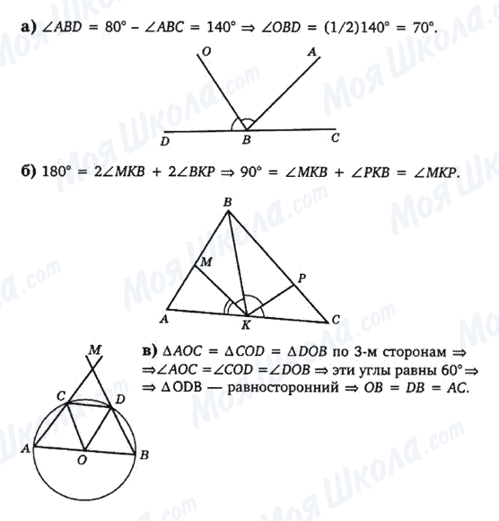 ГДЗ Геометрія 7 клас сторінка Смежные-углы-1