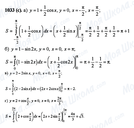 ГДЗ Алгебра 10 класс страница 1033(c)