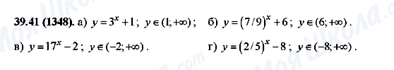 ГДЗ Алгебра 10 клас сторінка 39.41(1348)