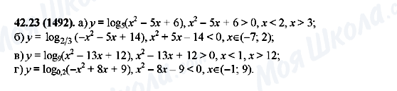 ГДЗ Алгебра 10 класс страница 42.23(1492)