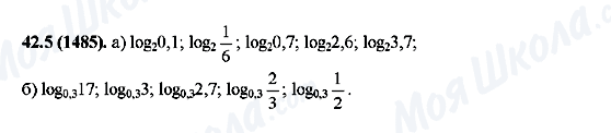 ГДЗ Алгебра 10 клас сторінка 42.5(1485)