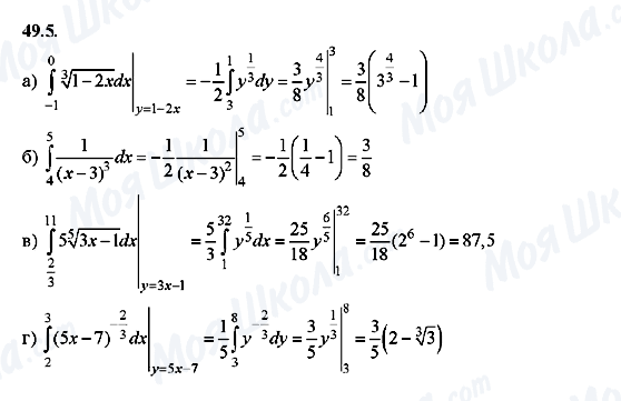 ГДЗ Алгебра 10 клас сторінка 49.5