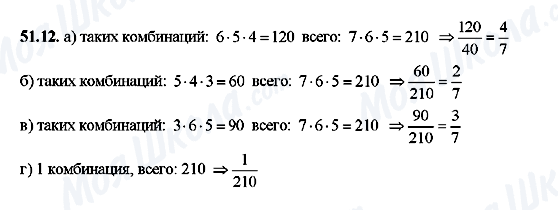 ГДЗ Алгебра 10 класс страница 51.12