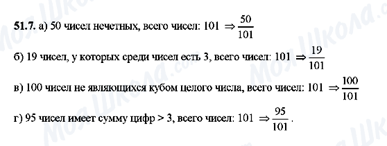 ГДЗ Алгебра 10 клас сторінка 51.7