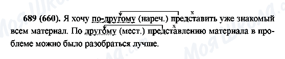 ГДЗ Русский язык 6 класс страница 689(660)
