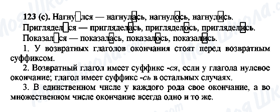 ГДЗ Російська мова 6 клас сторінка 123(с)