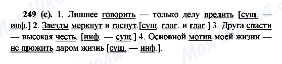 ГДЗ Російська мова 6 клас сторінка 249(с)
