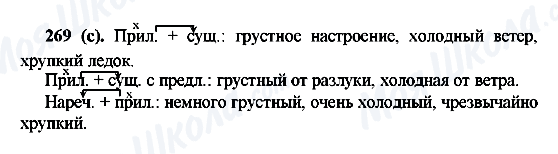 ГДЗ Російська мова 6 клас сторінка 269(с)