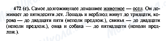 ГДЗ Російська мова 6 клас сторінка 472(с)