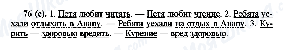 ГДЗ Російська мова 6 клас сторінка 76(с)