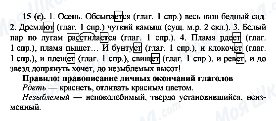 ГДЗ Русский язык 6 класс страница 15(с)