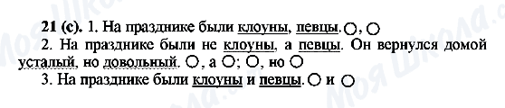 ГДЗ Русский язык 6 класс страница 21(с)