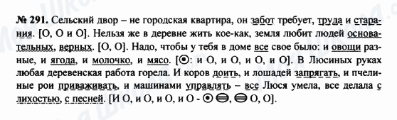 ГДЗ Російська мова 8 клас сторінка 291