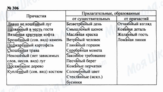 ГДЗ Русский язык 8 класс страница 306