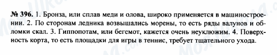 ГДЗ Російська мова 8 клас сторінка 396