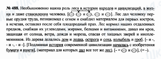 ГДЗ Російська мова 8 клас сторінка 488