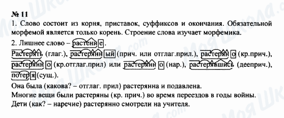 ГДЗ Російська мова 8 клас сторінка 11