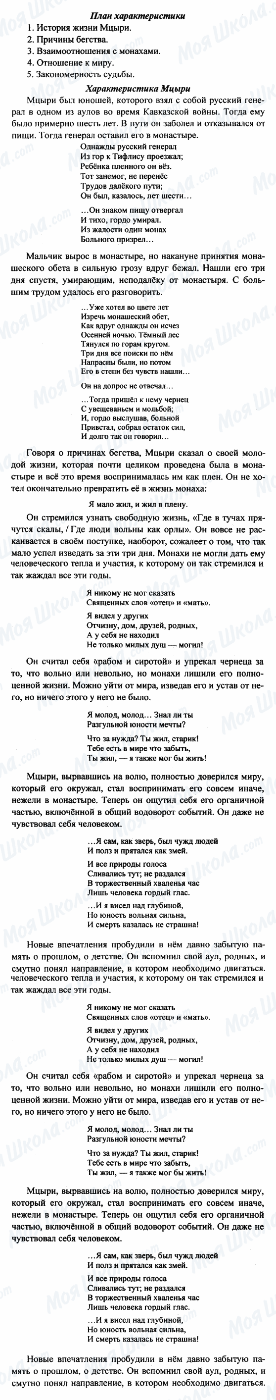 ГДЗ Російська література 8 клас сторінка 1