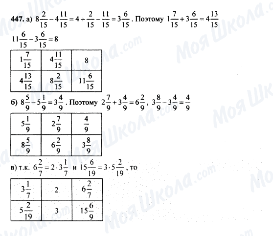 ГДЗ Математика 5 класс страница 447