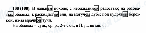 ГДЗ Російська мова 5 клас сторінка 100(100)