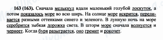 ГДЗ Русский язык 5 класс страница 163(163)