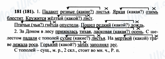 ГДЗ Русский язык 5 класс страница 181(181)