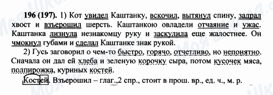 ГДЗ Російська мова 5 клас сторінка 196(197)