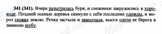 ГДЗ Російська мова 5 клас сторінка 341(341)