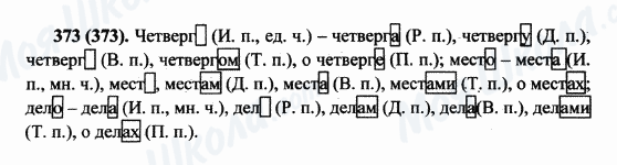 ГДЗ Русский язык 5 класс страница 373(373)