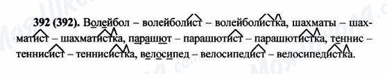 ГДЗ Російська мова 5 клас сторінка 392(392)