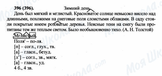 ГДЗ Русский язык 5 класс страница 396(396)