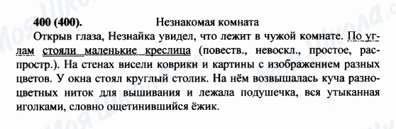 ГДЗ Русский язык 5 класс страница 400(400)