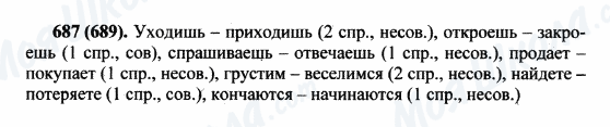 ГДЗ Русский язык 5 класс страница 687(689)