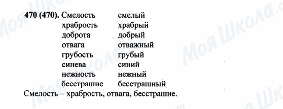 ГДЗ Русский язык 5 класс страница 470(470)