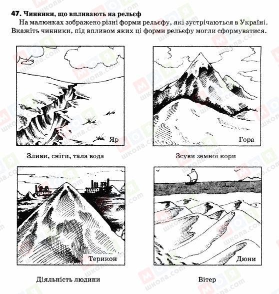 ГДЗ Природознавство 5 клас сторінка 47