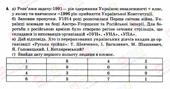 ГДЗ Історія України 5 клас сторінка 6