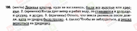 ГДЗ Російська мова 9 клас сторінка 100