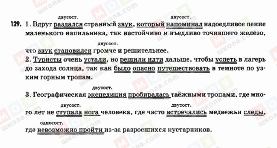 ГДЗ Русский язык 9 класс страница 129