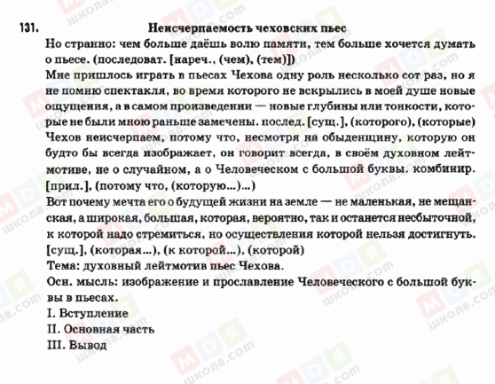 ГДЗ Русский язык 9 класс страница 131