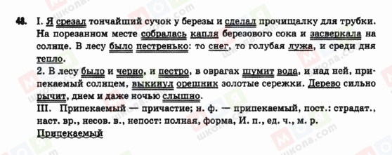 ГДЗ Російська мова 9 клас сторінка 48
